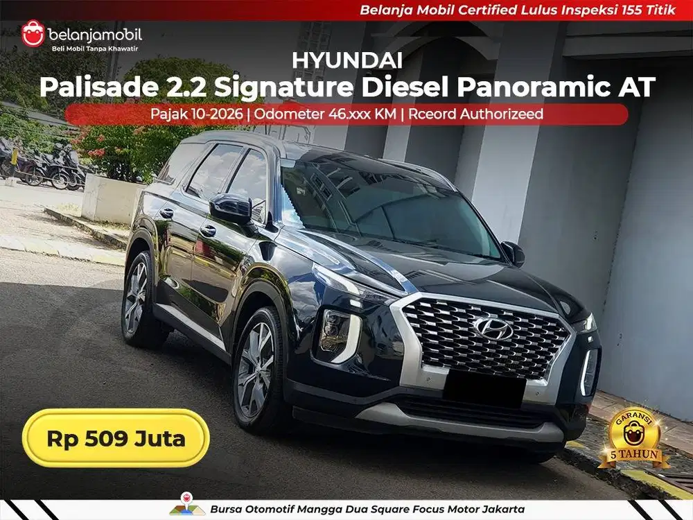 [ GARANSI 5TH ] Hyundai Palisade 2.2 Signature Diesel 2021 2022
