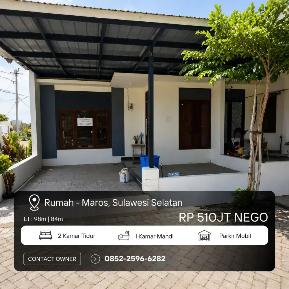 Rumah Cluster Murah dekat Grand Mall