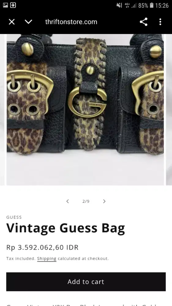Yang tau barang Tas Guess jual BU
