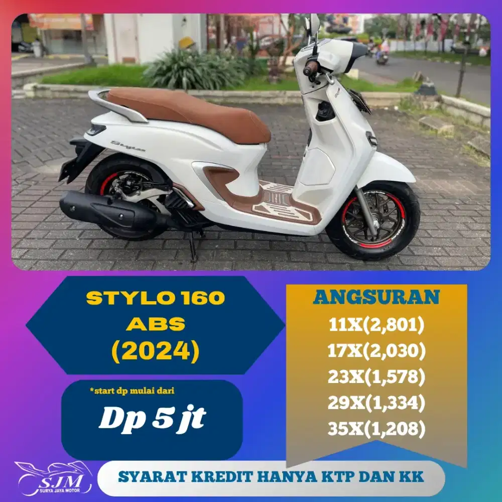 HONDA STYLO 160 ABS 2024 MESIN HALUS