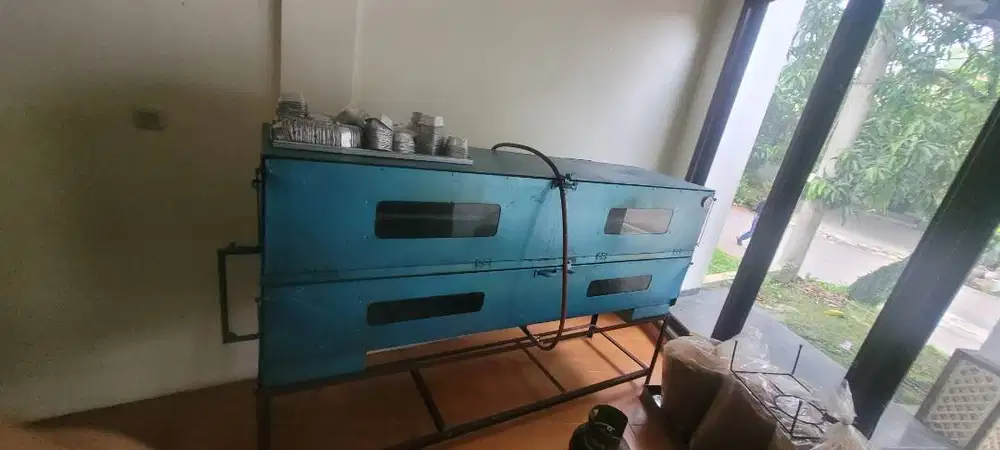 Oven gas galvalum 2 meter + loyang 60x40x2 cm