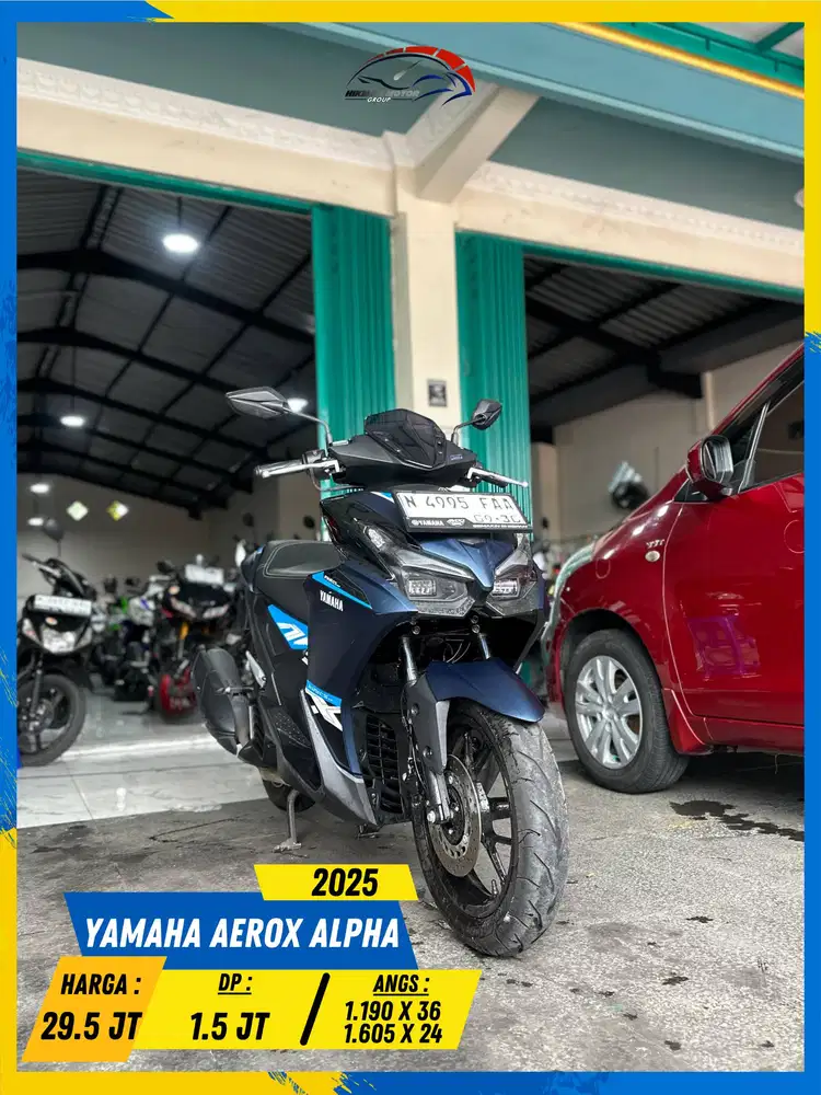 YAMAHA AEROX ALPHA 2025 MULUSS POLL MASZEHH HIKMAH MOTOR KEPUH