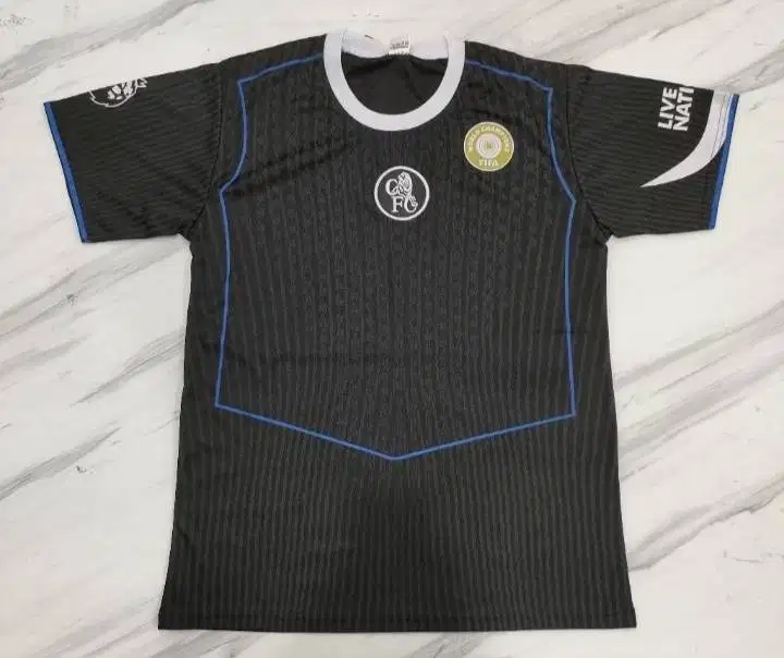 Jersey kaos baju futsal chelsea blue