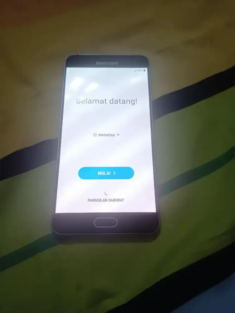 Jual Apa Adanya Samsung A7 2016 Hitam Mulus Ram 3gb NFC