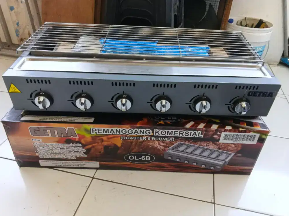 Pemanggang GETRA - Roaster 6 tungku
