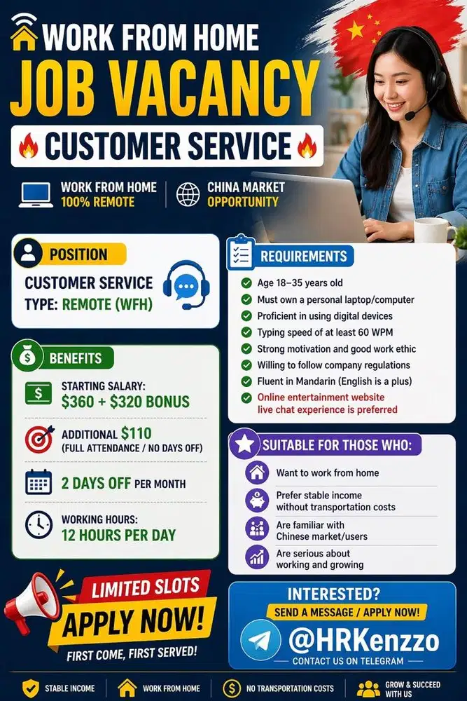 Remote Customer Service Mandarin