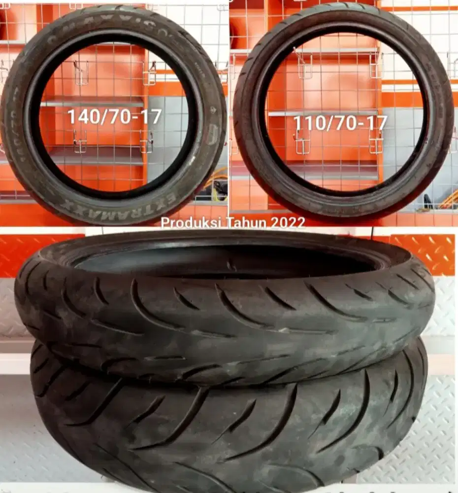 Ban Tubeless Maxxis Extramaxx tapak lebar 110&140/70-17