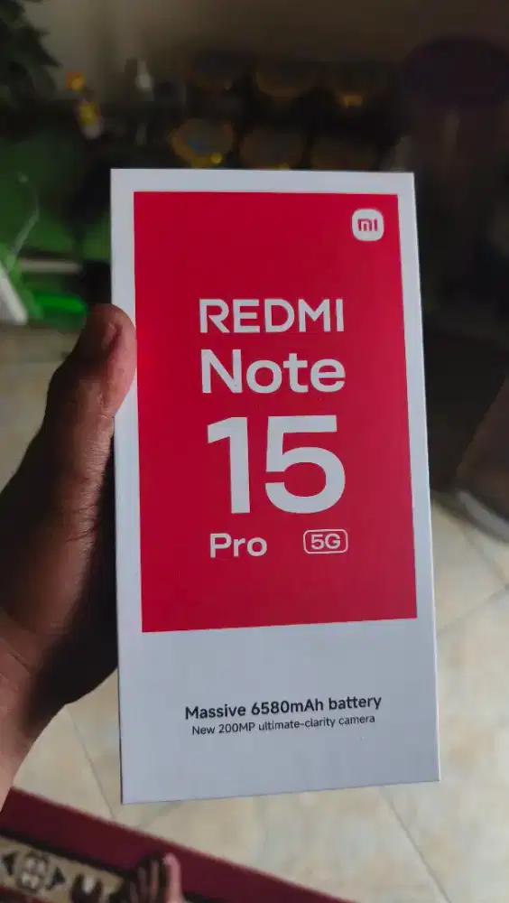 Redmi Note 15 Pro 5G Ram 8/256 Lengkap Baru 1 Bulan Barter Tt