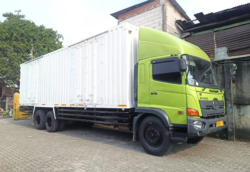 Langka+banBARU MURAH Hino tronton 6x2 FL260JW box besi 2023 lohan