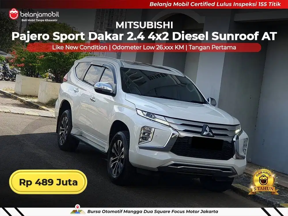 [ LOW KM 26RB ] Mitsubishi Pajero Sport Dakar 2.4 Sunroof 2023/2024