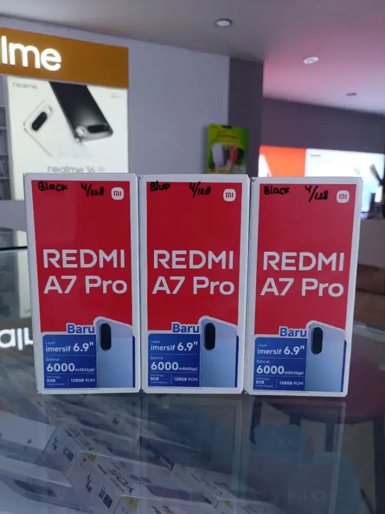 redmi A7 pro 4/128 bergaransi resmi