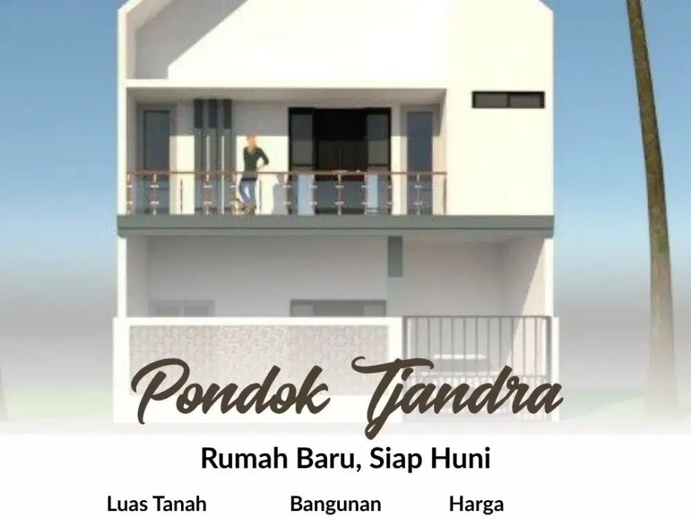 Rumah Pondok Tjandra, Baru, Siap Huni