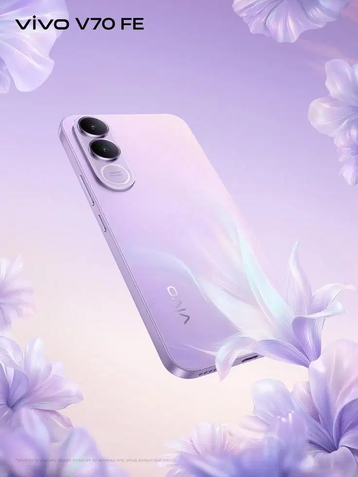 vivo v70 fe desain mewah tampilan elegan