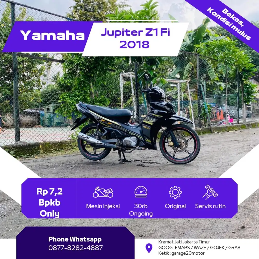 Yamaha Jupiter Z1 Fi Stnk Hilang tahun 2018