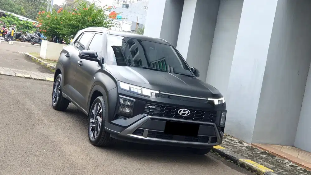 [ LOW KM ] Hyundai Creta 1.5 N-Line Turbo AT Black Matte IVT 2025/2026