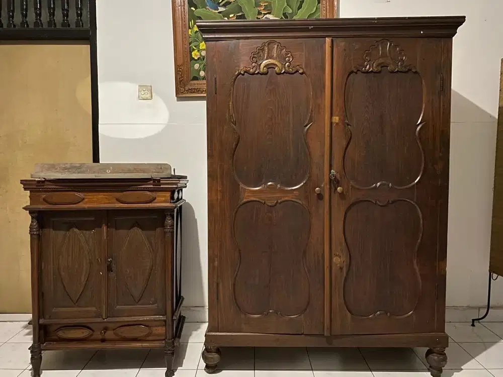 Dijual Furniture Jati Bekas (Lemari, Kursi, dll)