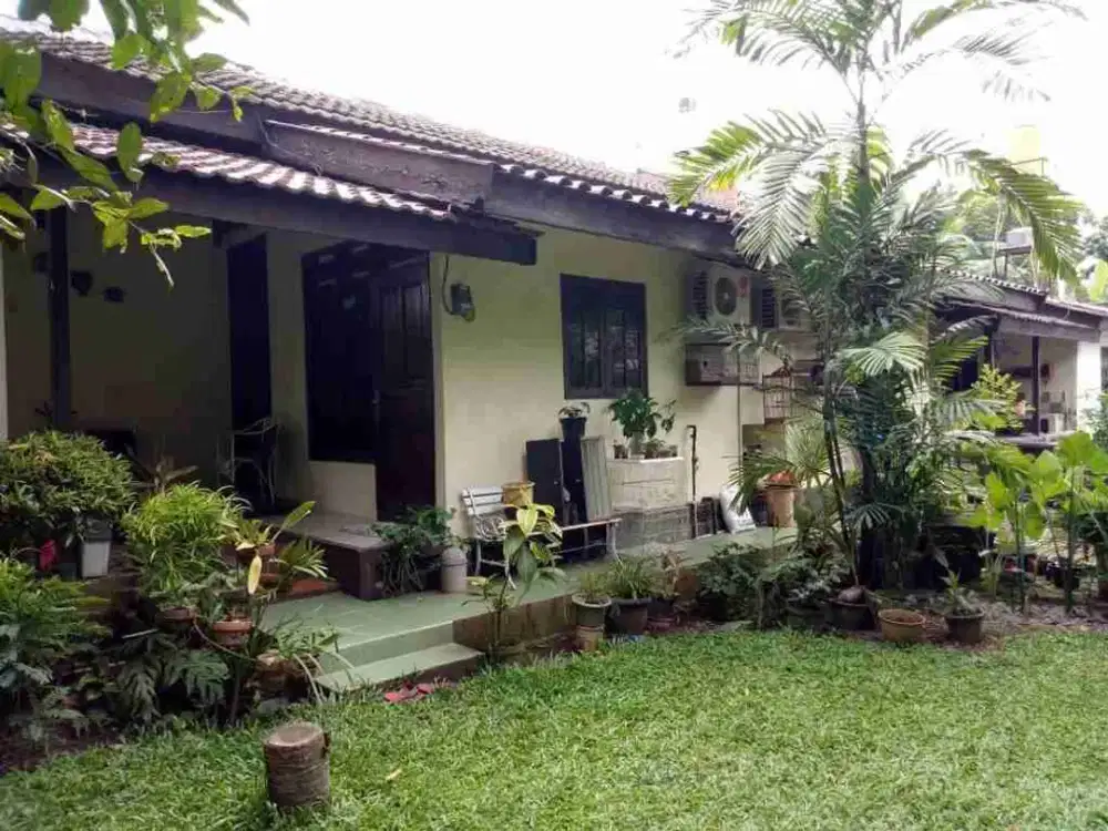 di jual rumah asri nyaman selangkah dari one bell park pondok labu