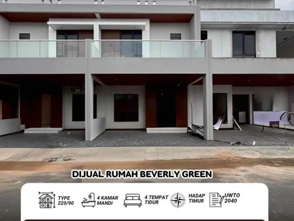 Dijual Rumah Beverly Green Batam Center