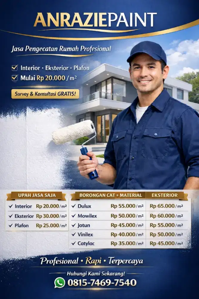 Tukang cat-finishing-sipil-renovasi