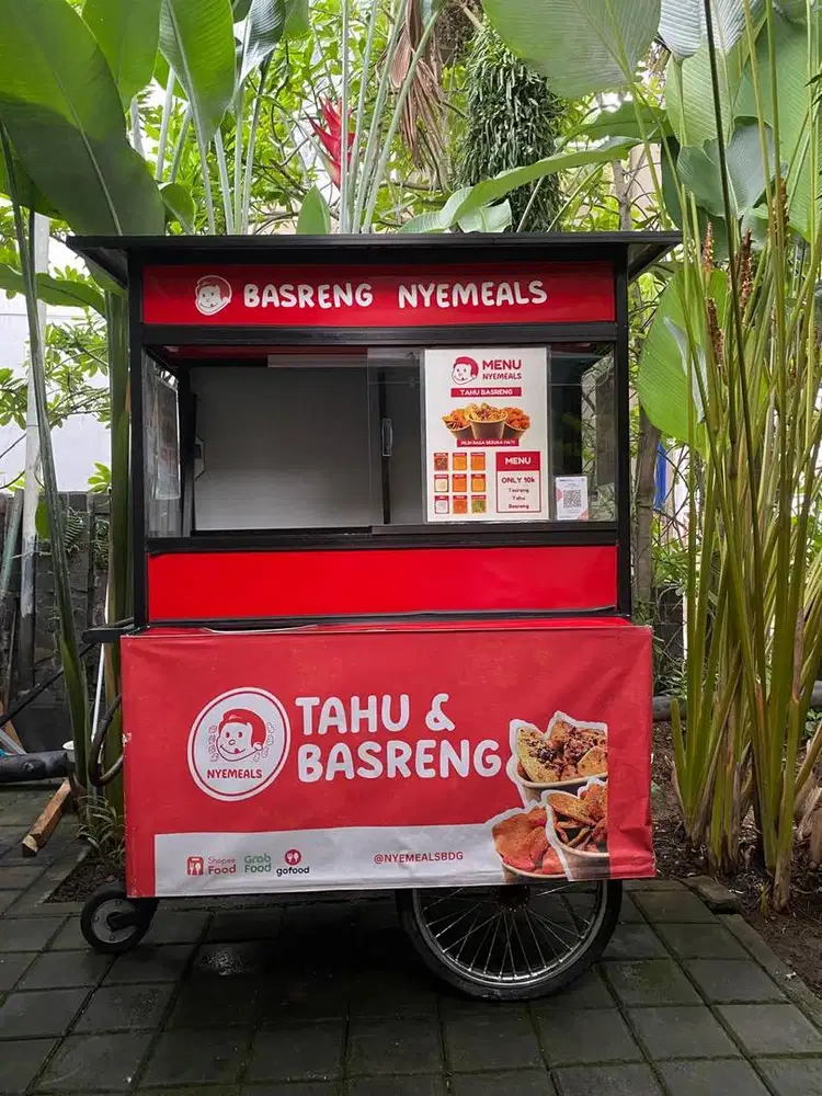 gerobak jualan alumunium