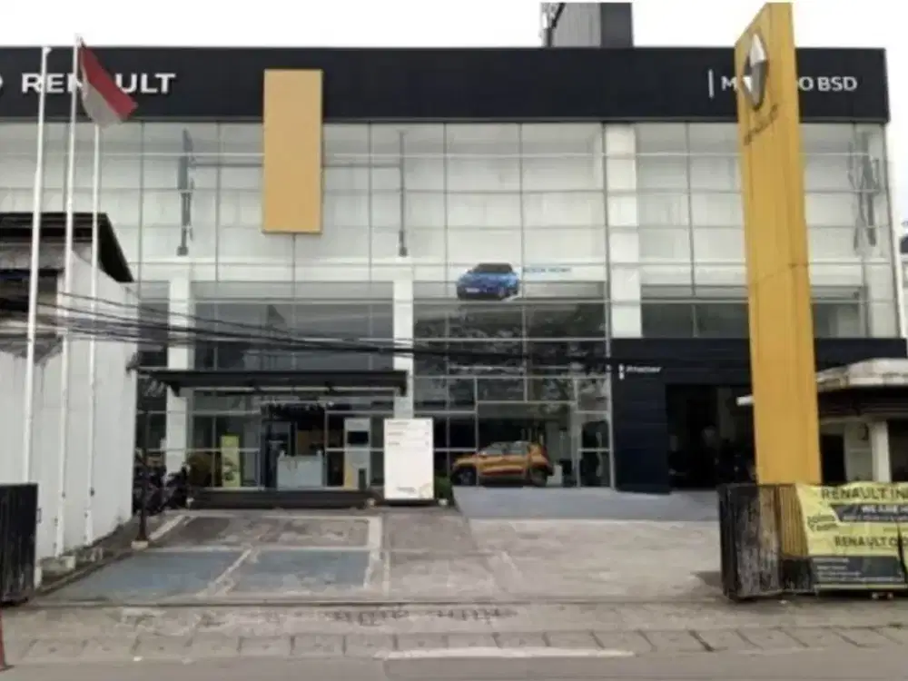 TANAH & BANGUNAN EX DEALER MOBIL BSD