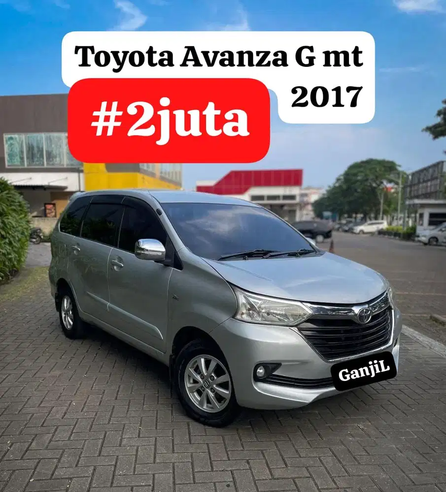 Toyota Avanza G mt 2017 silver #2juta
