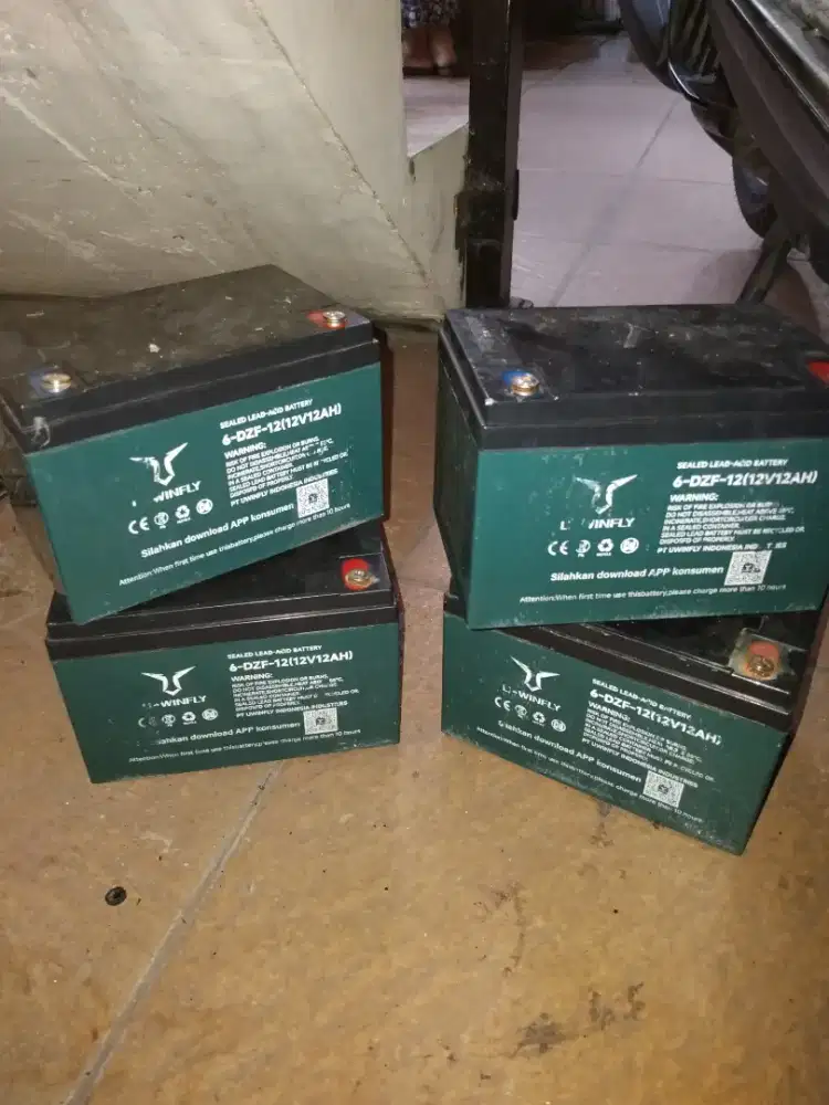 battery aki accu sepeda listirik
