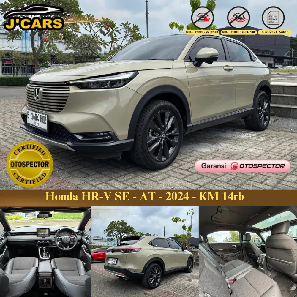 Honda HR-V SE Matik 2024 Bensin