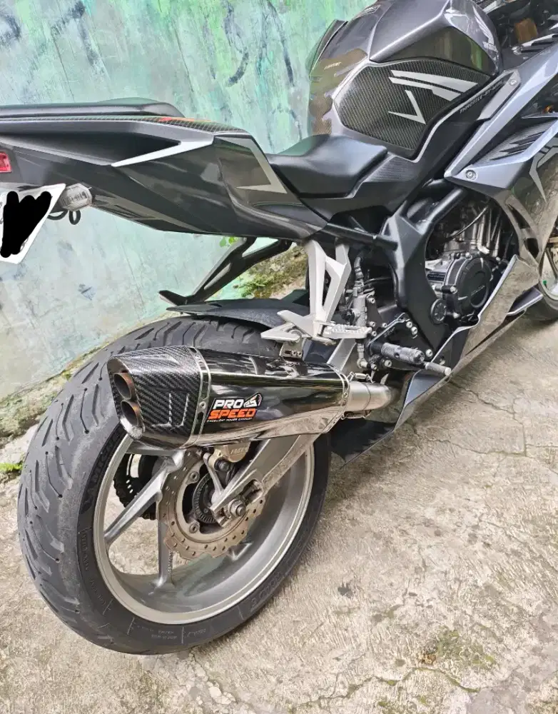 Knalpot prospeed black shark series full sistem cbr 250rr