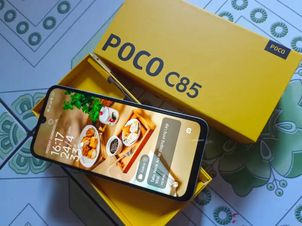 Jual HP poco c85 ram 8/256 fullset nepis