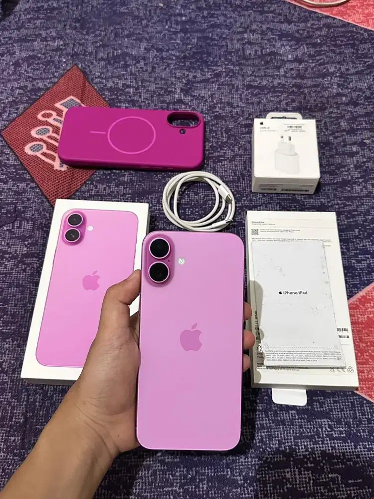 Iphone 16 plus 128gb ibox pink