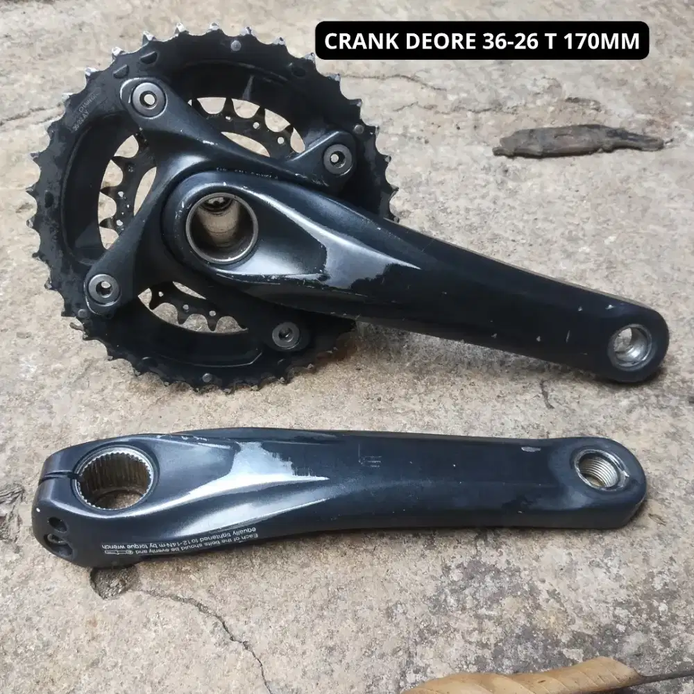 CRANK DEORE 36-26T 170MM