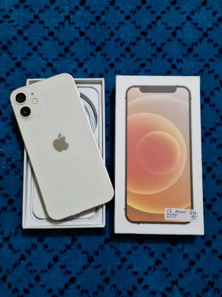 iPhone 12 mini 64gb fullset mulus no minus