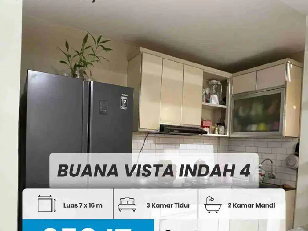 Dijual rumah cantik perumahan Buana Vista