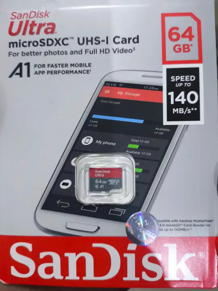 SD Card memory Sandisk Ultra New