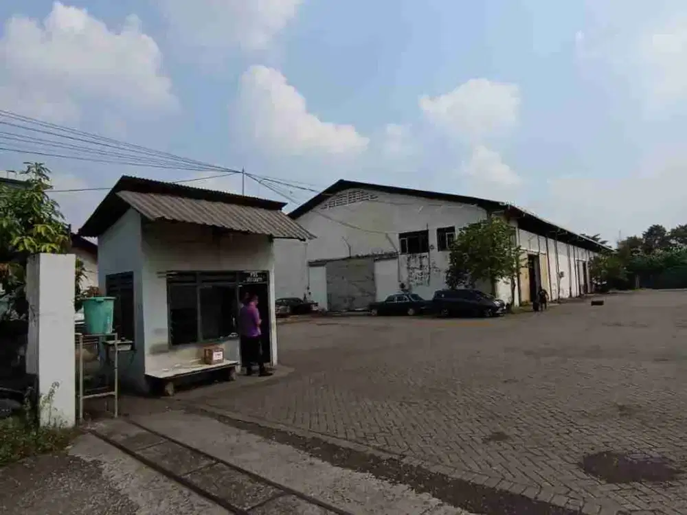 Tanah dan Gudang nol jalan Raya Taman, Sidoarjo dekat pintu Tol Juanda, Gempol, Mojokerto