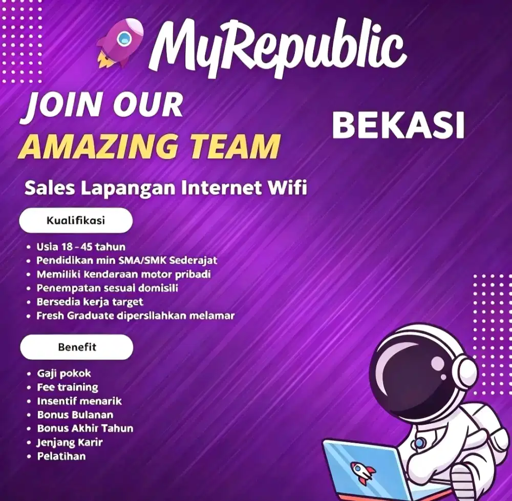 LOWONGAN KERJA SALES TERBATAS