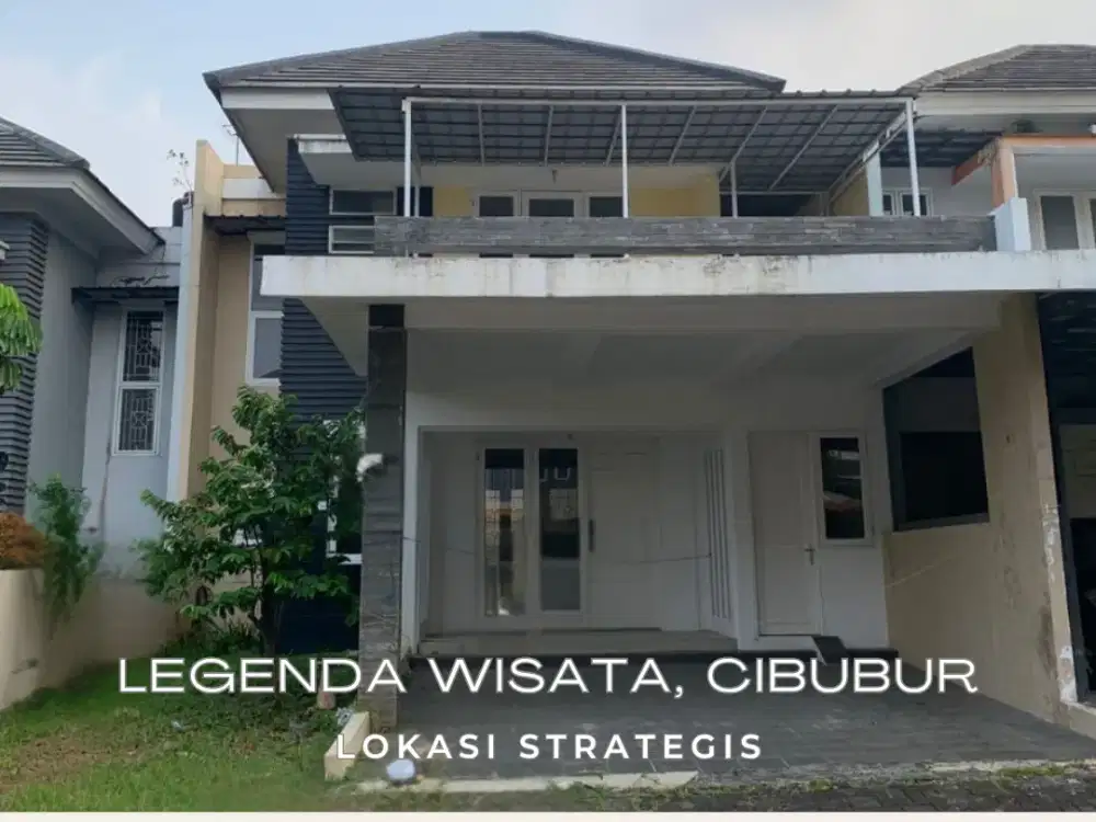 Murah! Rumah Asri 2 Lantai Lokasi Strategis di Legenda Wisata, Cibubur - SHM