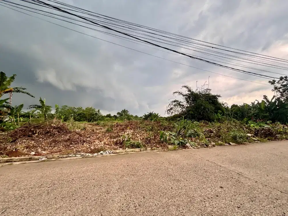 Bisa Cicil Tanpa Bunga - Tanah Kavling SHM Pinggir Jalan 100Jtan Dekat Stasiun baru Jatake