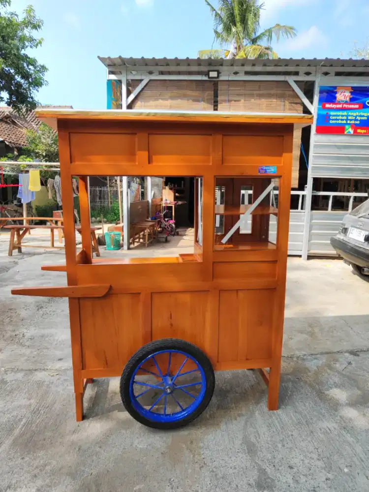Gerobak Angkringan Bakso Mie Ayam PeceL Bubur Sate Martabak Ronde dlL