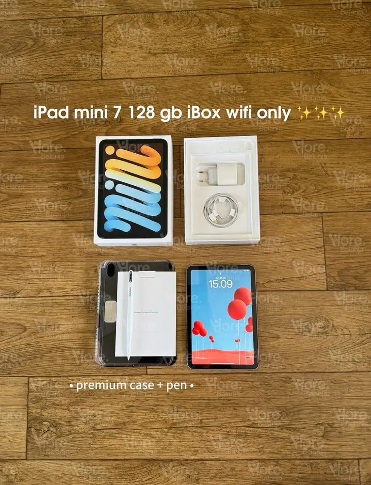 iPad Mini 7 128 gb iBox wifi only dan pen