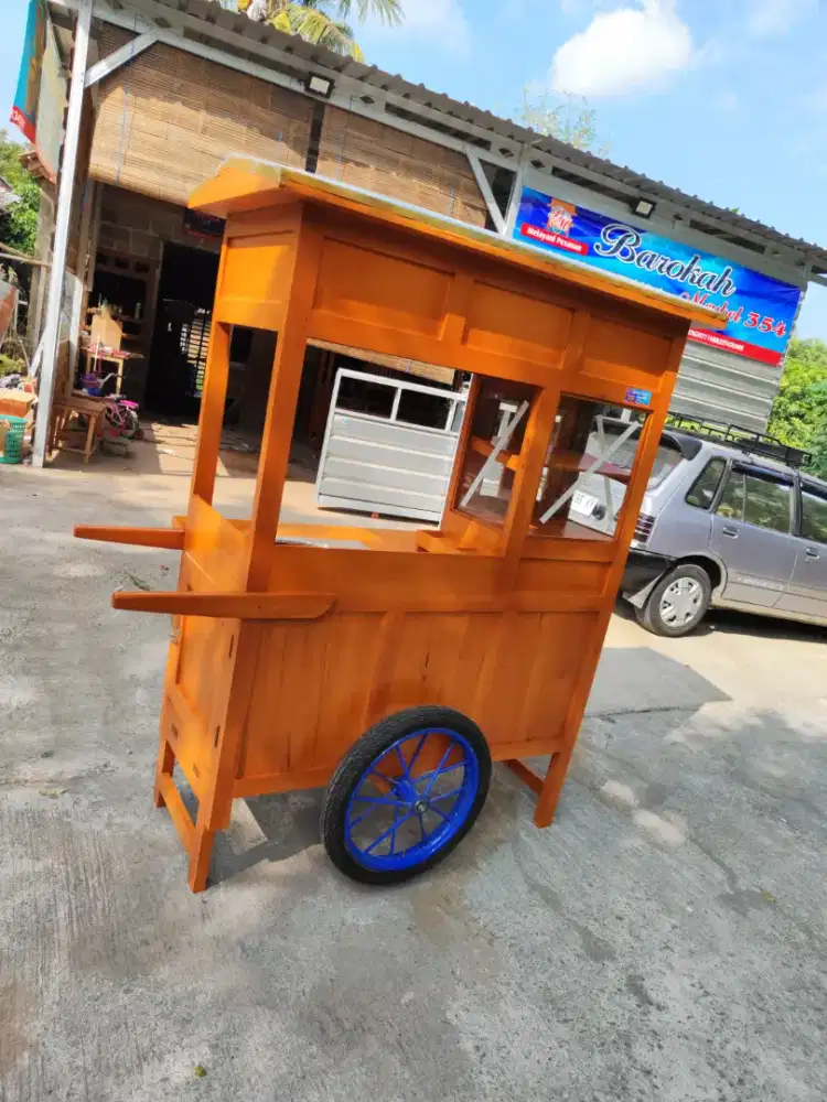 Gerobak Angkringan Bakso Mie Ayam PeceL Bubur Sate Martabak Ronde dlL
