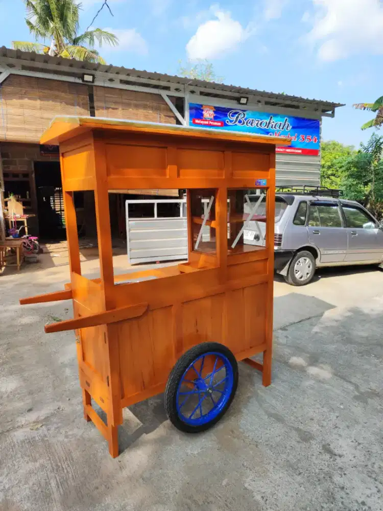 Gerobak Angkringan Bakso Mie Ayam PeceL Bubur Sate Martabak Ronde dlL
