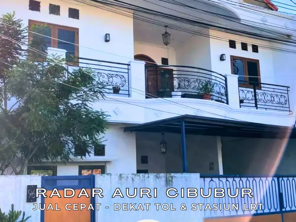 Rumah Bagus 2 LT Dekat Akses Tol & LRT, Radar Auri Cibubur - SHM