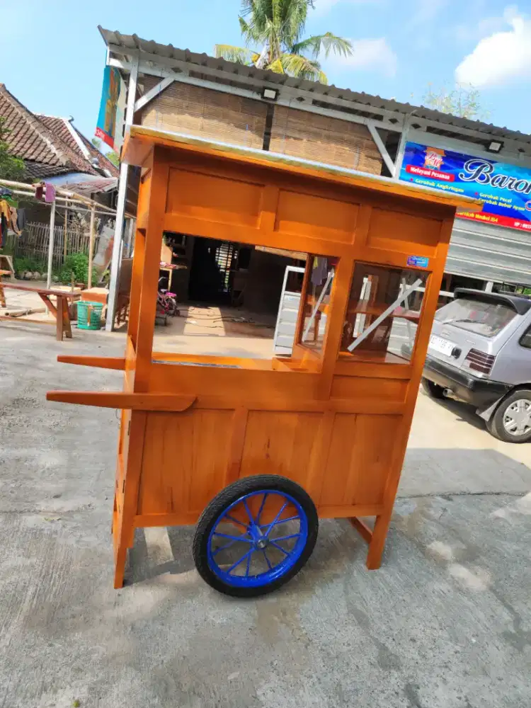Gerobak Angkringan Bakso Mie Ayam PeceL Bubur Sate Martabak Ronde dlL