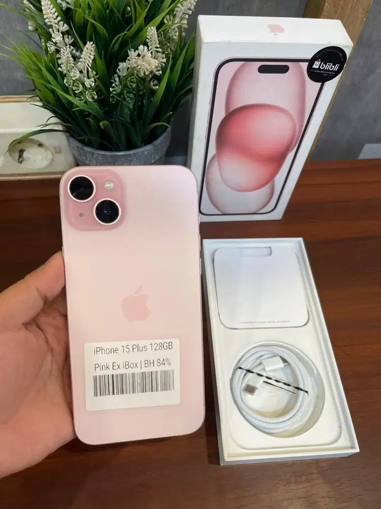 Iphone 15plus 128 pink Ibox fullset