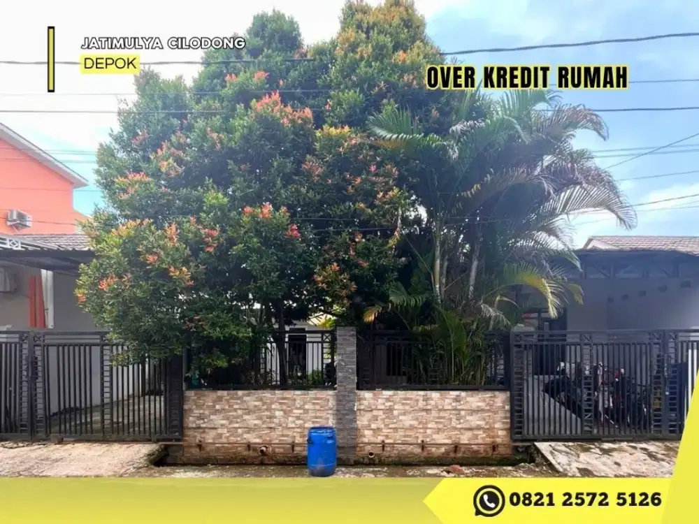 Jual Over Kredit Rmh LT144 dkt Alun alun GDC Depok di Cilodong