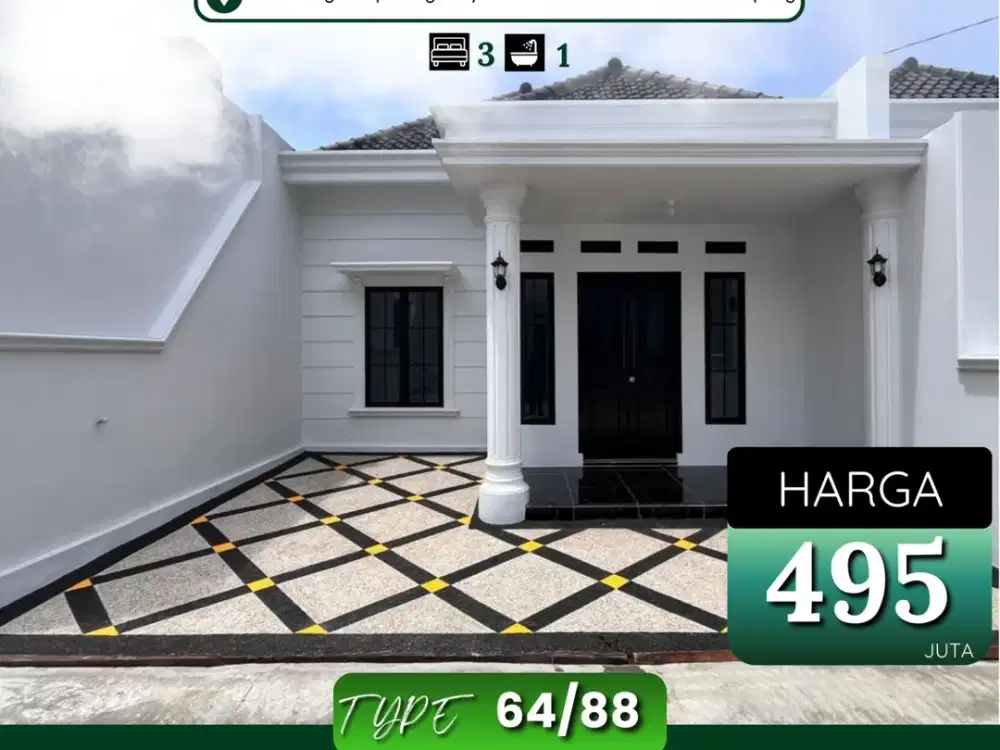 CLUSTER AL HALIM RESIDENCE DEKAT FLYOVER PASAR UNTUNG DAN STASIUN LABUHAN RATU LAMPUNG