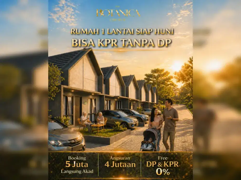 Rumah Siap Huni Cibubur – Bisa KPR Tanpa DP, Cicilan 4 Jutaan