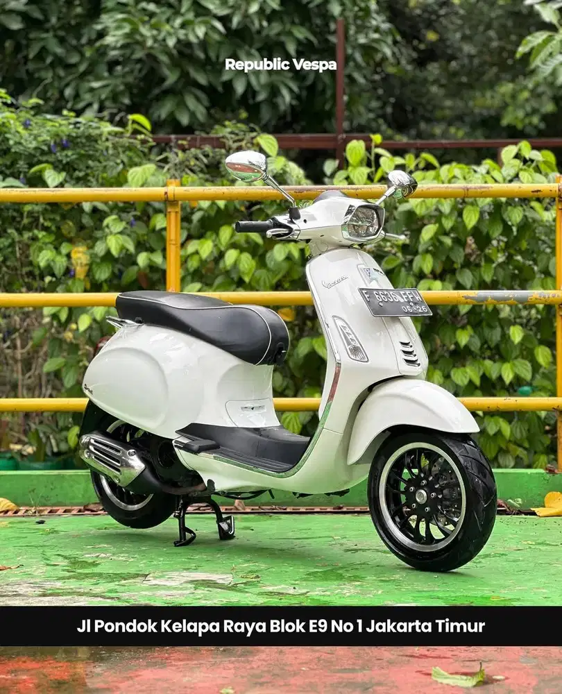 PIAGGIO VESPA SPRINT 150 IGET LED FACELIFT TH 2021 WARNA WHITE INNOCEN